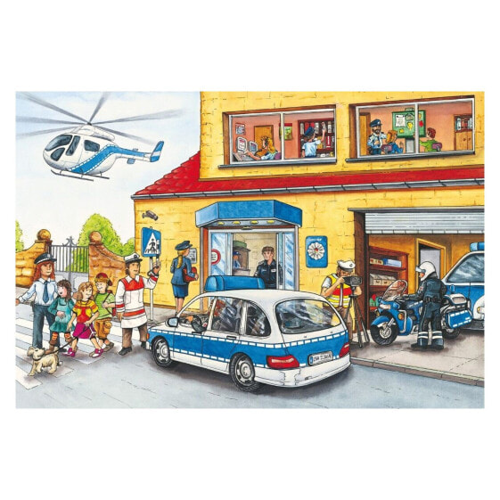 Puzzle Feuerwehr und Polizei