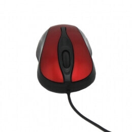 Titanum TM103R - Ambidextrous - Optical - USB Type-A - 1000 DPI - Black,Red