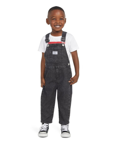 Toddler Boys Denim Overalls