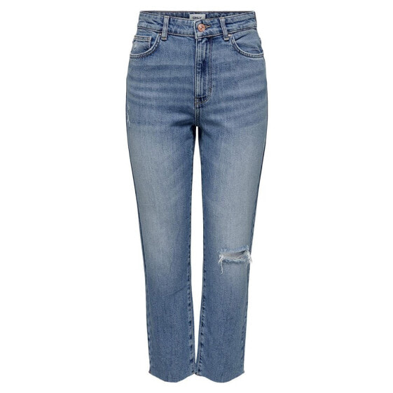 ONLY Emily St Cr Ankle Dt high waist jeans