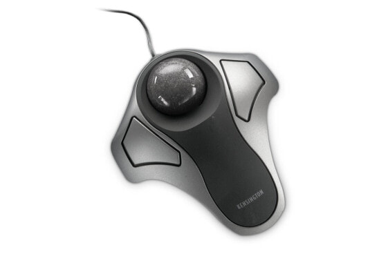 Kensington Orbit® Optical Trackball - Ambidextrous - Trackball - USB Type-A - Silver