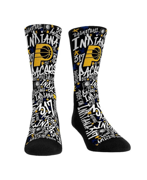 Носки мужские и женские Rock 'Em Indiana Pacers Граффитиastreetной для NBA