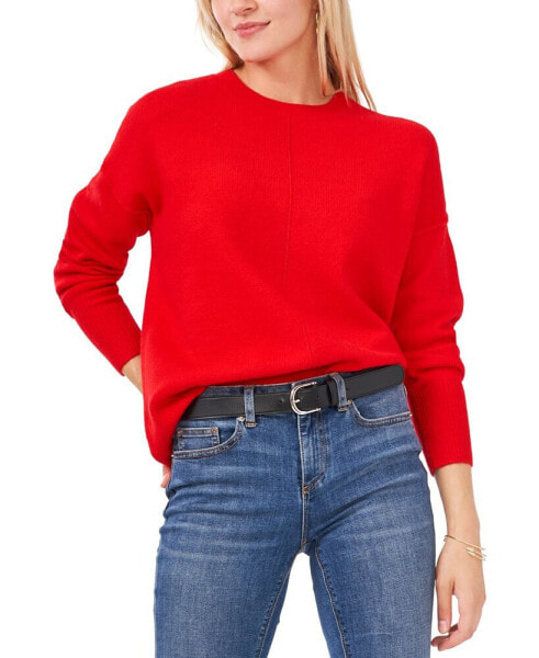 Cozy Long Sleeve Extend Shoulder Sweater