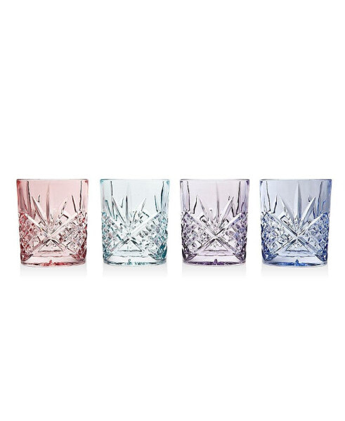 Dublin Double Old-Fashioned Glasses, Set of 4