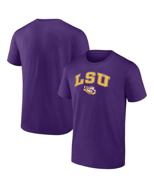 Men's Purple LSU Tigers Campus T-shirt