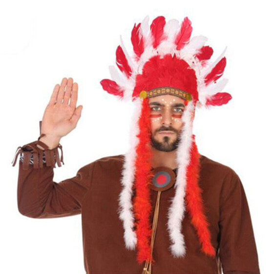 Indian Headdress 58297 Red American Indian