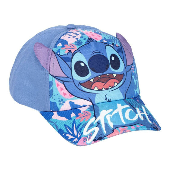 Детская кепка с ушами Stitch Синий