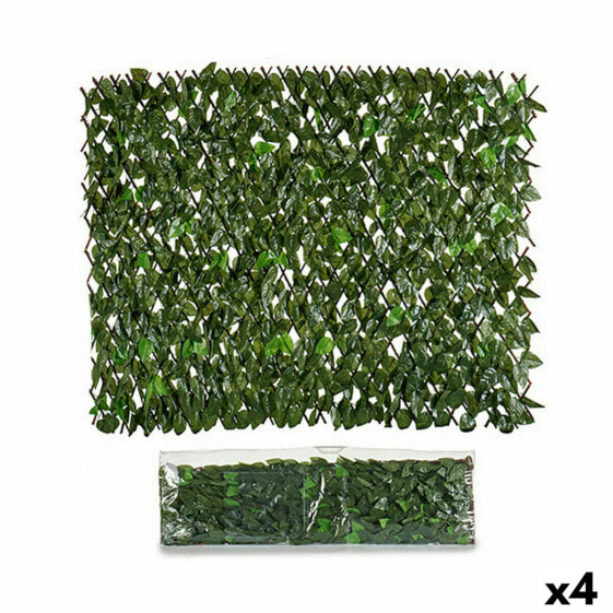 Ограждение сада Листья 1 x 2 m Зеленый Пластик (4 штук)
