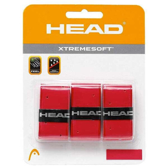 HEAD RACKET Xtreme Soft Tennis/Padel/Squash Overgrip 3 Units