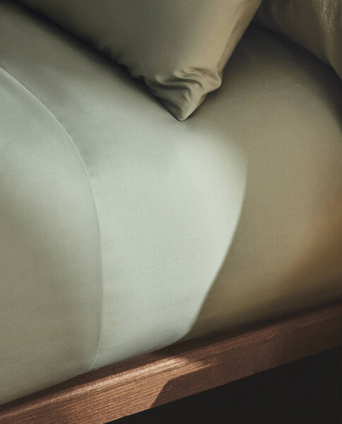 (180 thread count) cotton percale fitted sheet