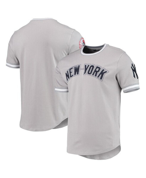 Men's Gray New York Yankees Team T-shirt