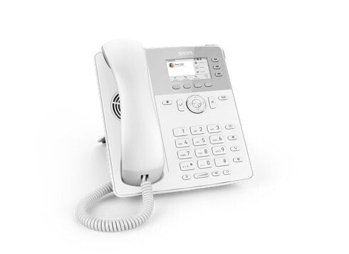 Snom D717 - IP Phone - White - Wired handset - TFT - 320 x 240 pixels - Gigabit Ethernet