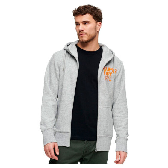 SUPERDRY Brand Mark full zip sweatshirt