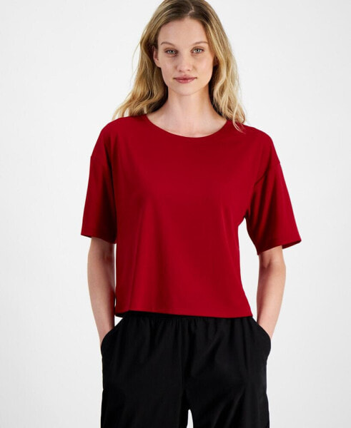 Women's Relaxed-Fit Short-Sleeve T-Shirt, Created for Macy's