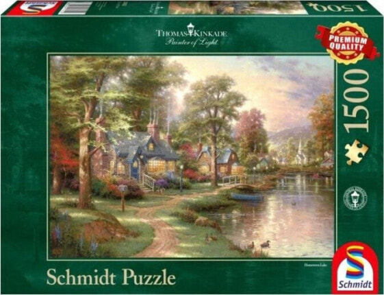 Schmidt Spiele Puzzle 1500 elementów THOMAS KINKADE Nad jeziorem