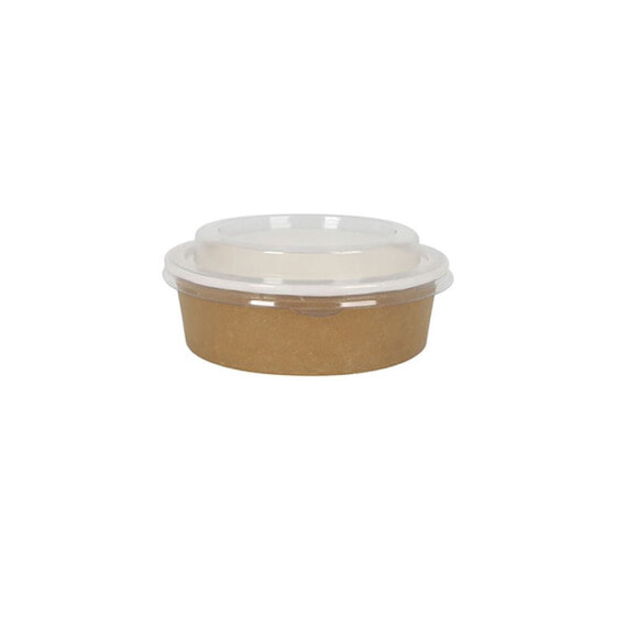 ALGON Set of 5 Kraft Containers With Lids Rpet 500