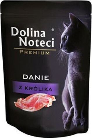 Влажный корм для кошек Dolina Noteci, для стерилизованных, кусочки с говядиной, 85 г