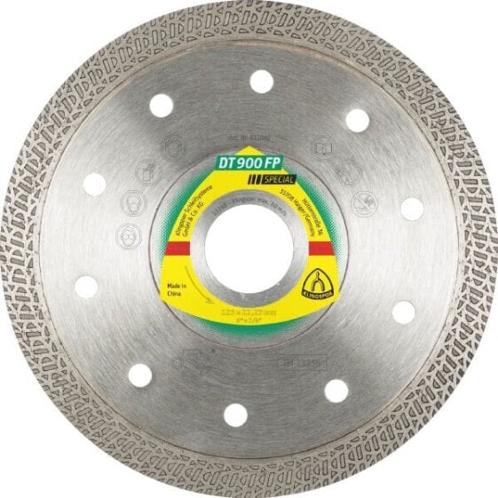 Алмазный диск KLINGSPOR Turbo 125 мм x 1,4 мм x 22,2 мм для греса и керамики