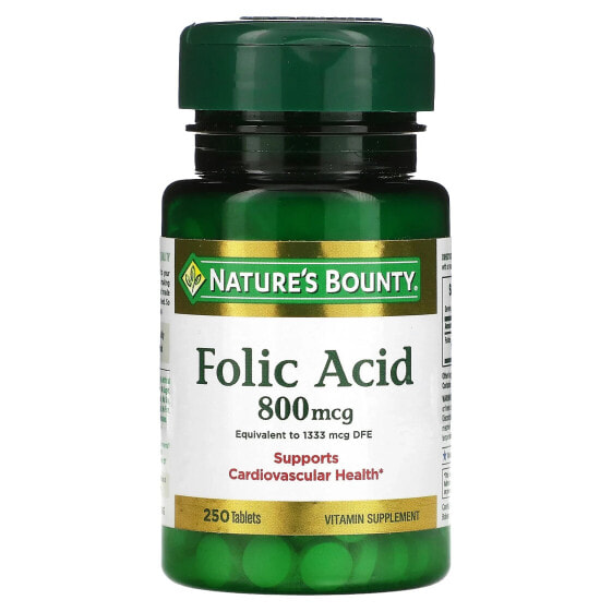 Folic Acid, 800 mcg, 250 Tablets