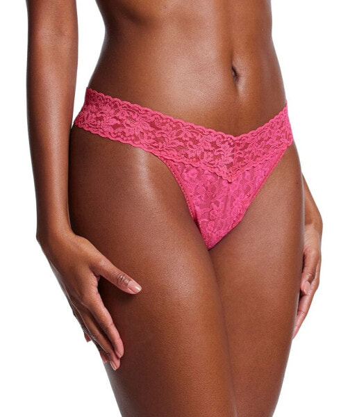 Signature Lace Original Rise Thong Underwear