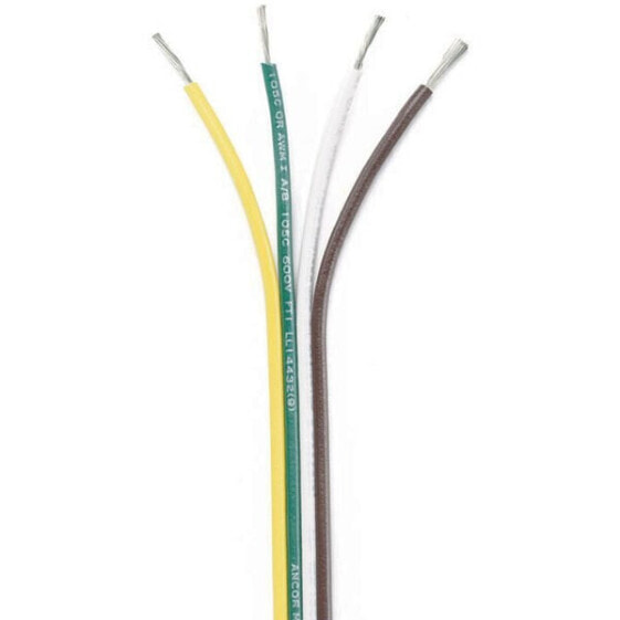 ANCOR Marine Grade Specialty Flat Ribbon Cable 16/4 30.4 m