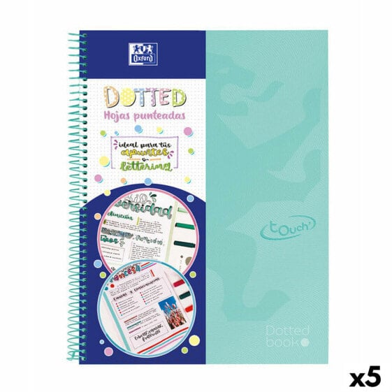 Тетрадь школьная OXFORD Europeanbook 0 Touch Mint A4 80 листов (5 штук)