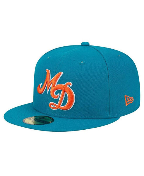 Men's Aqua Miami Dolphins City Originals 59FIFTY Fitted Hat