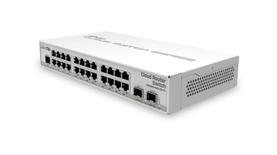 MikroTik CRS326-24G-2S+IN - Managed - Gigabit Ethernet (10/100/1000) - Power over Ethernet (PoE) - Rack mounting