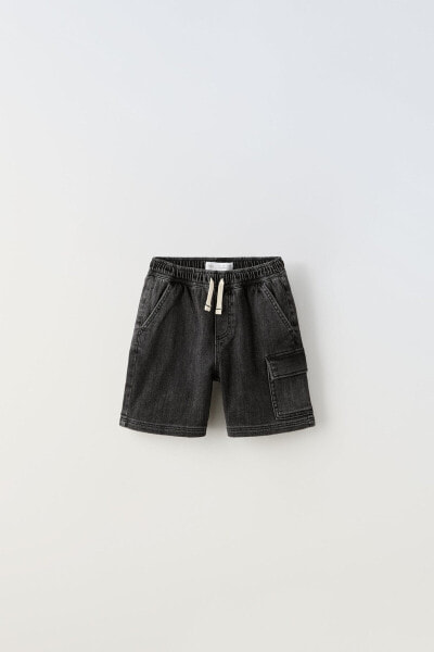 Cargo jogger bermuda shorts