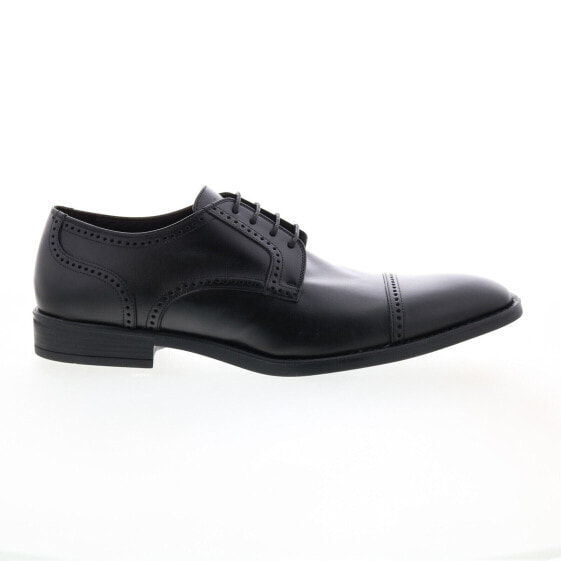 Bruno Magli Lansdale BM600252 Mens Black Oxfords & Lace Ups Cap Toe Shoes 12