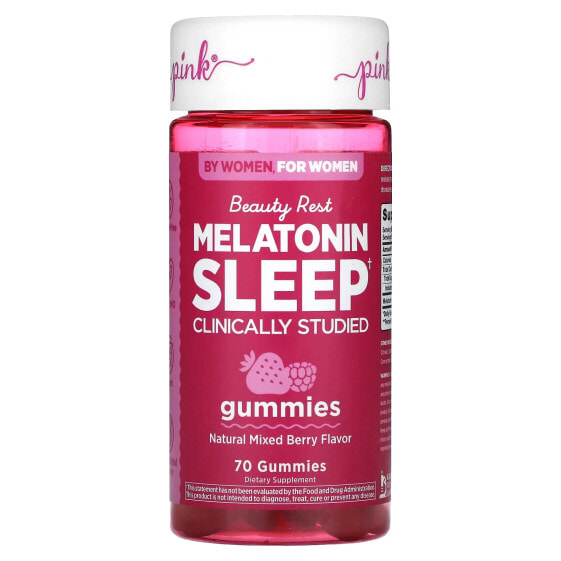 Sleep Melatonin Gummies, Natural Mixed Berry, 70 Gummies