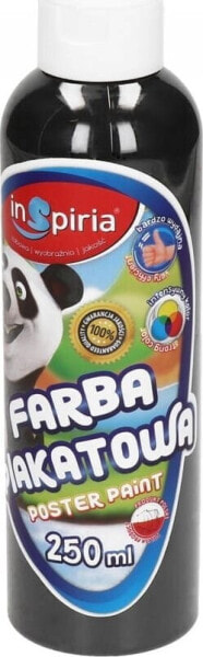 SCHEMAT Farba plakatowa czarna 250ml