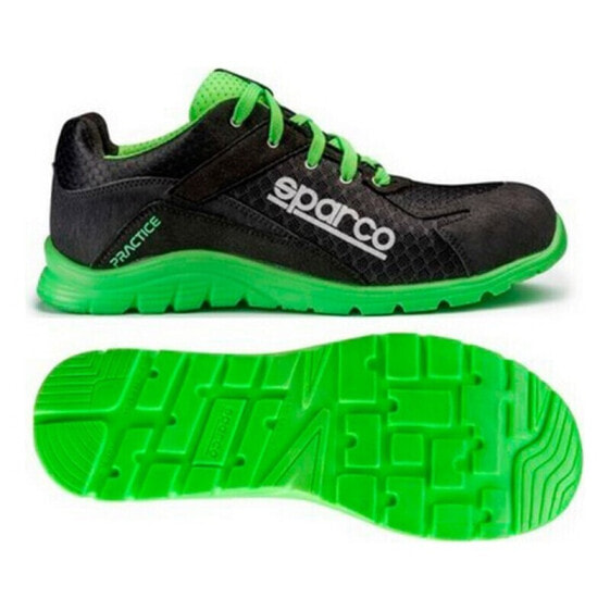 Мужские кроссовки Sparco Practice 07517 Черный/Зеленый