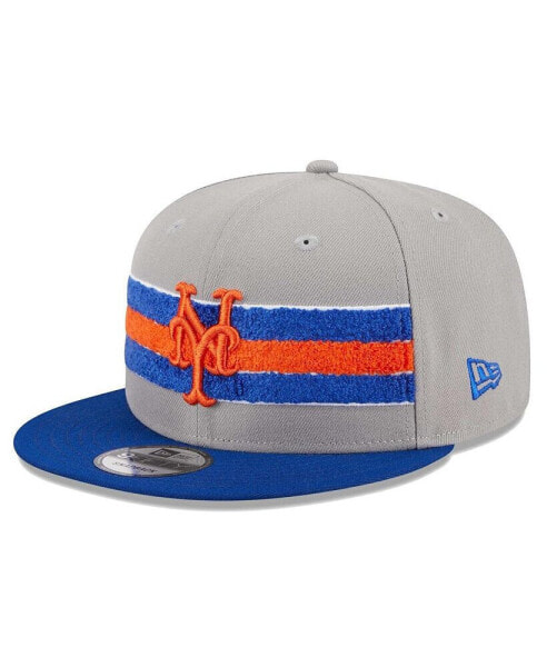 Men's Gray, Royal New York Mets Band 9FIFTY Snapback Hat