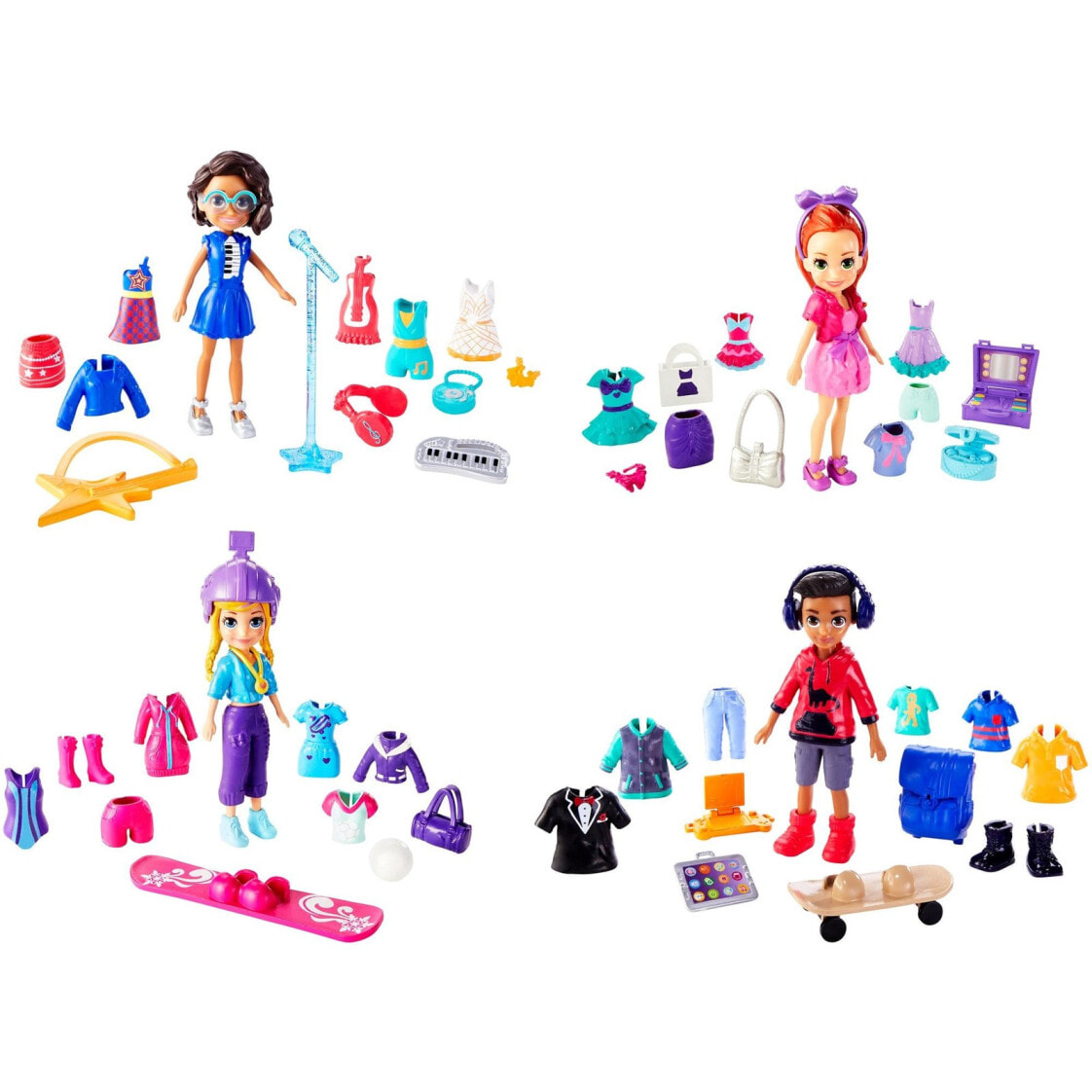 Куклы Полли покет. Куклы Полли покет Polly Pocket. Набор Polly Pocket игровой стиль команды супермодная коллекция. Фигурка Polly Pocket Squad Style super Pack with 40+ themed Accessories.