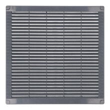 EDM Square ventilation grille with plugs and mosquito net ABS 300x300x7 mm