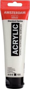 Artequipment Farba akrylowa TALENS AMSTERDAM 120ml 105 - TITANIUM WHITE uniw