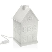 VERSA Porcelain House 10x20x10.4 cm Table Lamp