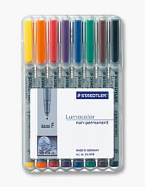 Письменные ручки Staedtler 316 WP8 маркер 1 шт Черный, Синий, Коричневый, Зеленый, Оранжевый, Красный, Фиолетовый, Желтый