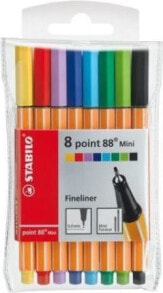 Stabilo Pen Point Mini 8 color case (134984)