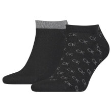 CALVIN KLEIN Sneaker All Over Logo Socks 2 Pairs