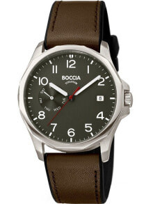 Купить мужские аналоговые часы Boccia: Boccia 3644-01 men`s watch titanium 40mm 10ATM