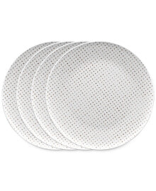 Hammock Dots Coupe Dinner Plates, Set of 4