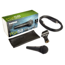 Shure PGA58-QTR Microphone 4.5m Jack-Cable