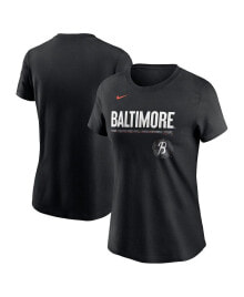 Nike women's Black Baltimore Orioles City Connect Wordmark T-shirt