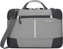 Мужская сумка для ноутбуков Targus Vertical Slipcase Secure Business Professional Travel Laptop Bag with Hidden Handles, Cross Shoulder Strap, Protective Padding for 14 Inch Laptop, Black (TSS913)