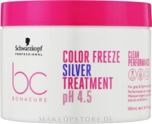 Maske für graues und aufgehelltes Haar - Schwarzkopf Professional Bonacure Color Freeze Silver Treatment pH 4.5