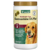 Glucosamine DS Plus, Moderate Joint Care Plus Chondroitin & MSM, For Dogs & Cats, Level 2, 240 Soft Chews, 1 lb 4 oz (576 g)