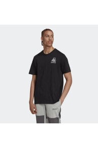 Черные мужские футболки и майки Adidas (Адидас)