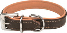 Trixie Active Comfort Collar, M: 37–44 cm / 25 mm, brown / light brown